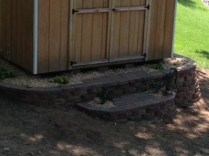 Steps and planters