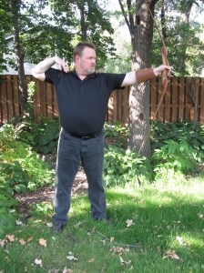 Look at the eyes, even after the shot. Concentration!